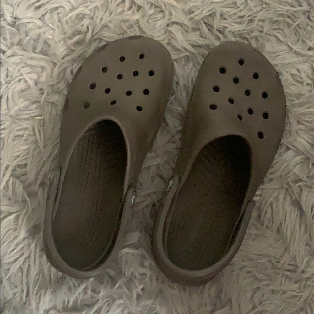 Brown Crocs